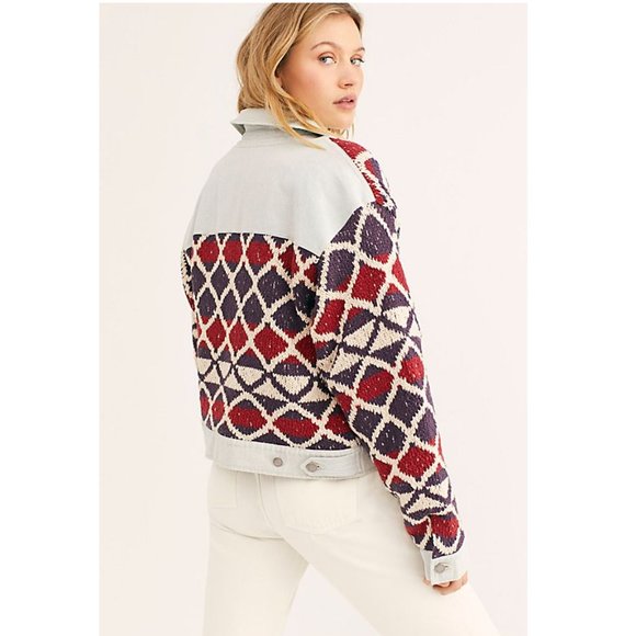 New Free People Lakeside Denim Jacket - Picture 2 of 12